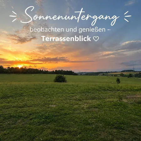 Ebenerdiges Ferienhaus Auf 24000 Qm Mit Sauna, Weitblick & Terrassen - Naturzentral Holiday home Frankenberg an der Eder